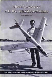 Joe Martin with Model Airplane 
