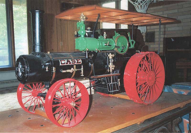 The 2” scale Case traction engine.