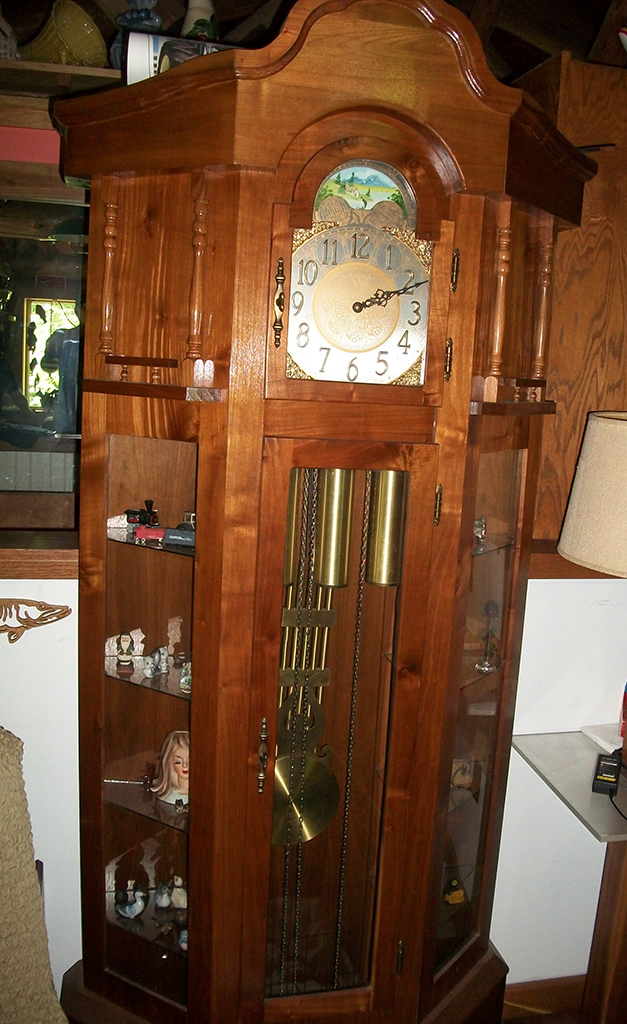 A Grandfather Clock built by Rich. 