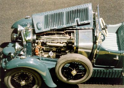 The completed 1930 Blower Bentley No. SM.3939 in blue.