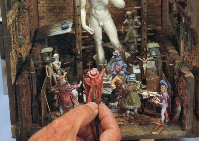 Anderson diorama of Michelangelo's colossal David