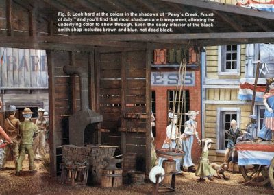 Inside view of Anderson American West diorama