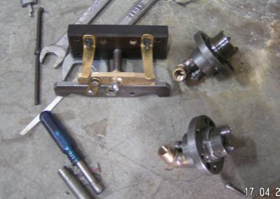 Ignition components and some other parts for the Quadricycle.