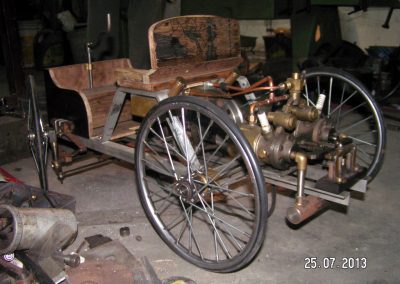 Rear view of the Quadricycle.