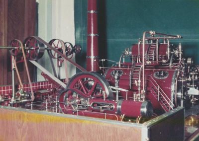 John's original steam power plant model.