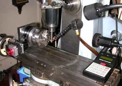 Another view of the indexing mechanism.