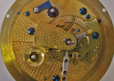 Rear view of the Marine Chronometer.