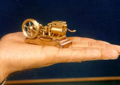 Iqbal's smallest Victoria steam engine.