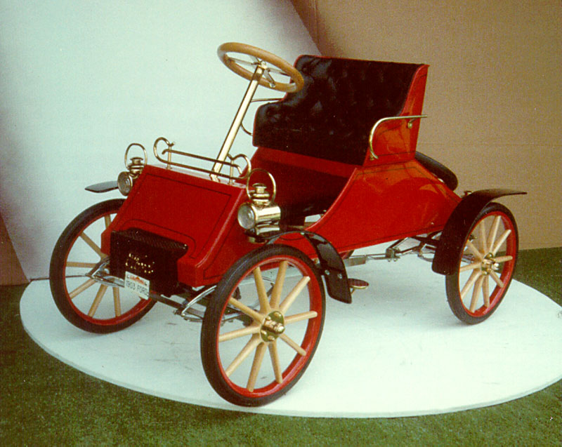 A 1903 Ford Model A pedal car.