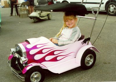 Another pink Ford baby stroller.