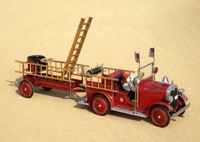 Alternate view of 1930 Ford Model A fire truck.