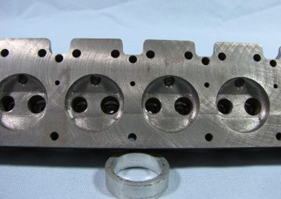Alternate view of the cylinder head.