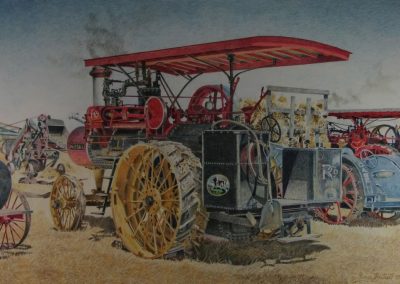 A tractor illustration by George.