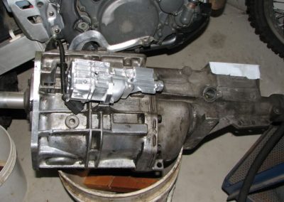 The model transmission near the full-size one.