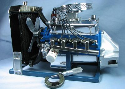 George's Ford 302 V-8 engine.