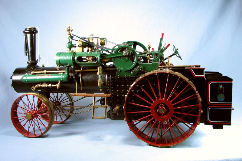 The Cole's 1" scale, 65 h.p. Case traction engine.