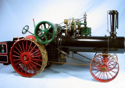 A Case traction engine George built.