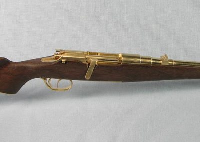 George's scale model rifle.