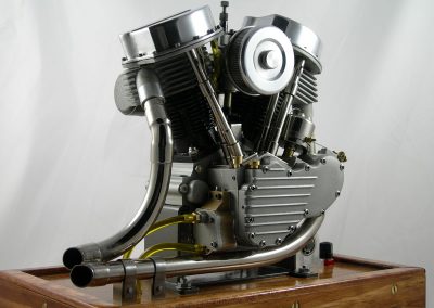Ron's V-twin motor.