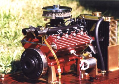Ron Colonna's Challenger V-8 engine.