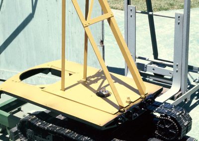 The frame is fitted to the base.
