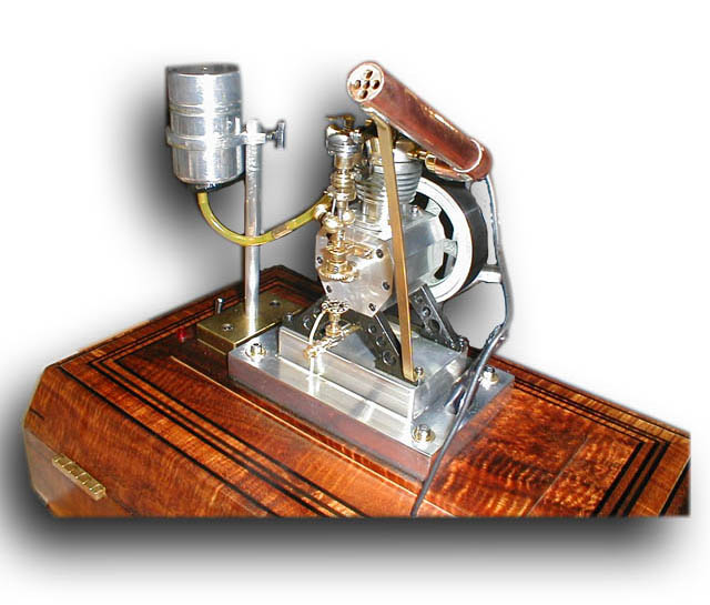 A single-cylinder engine made by a BAEM member.