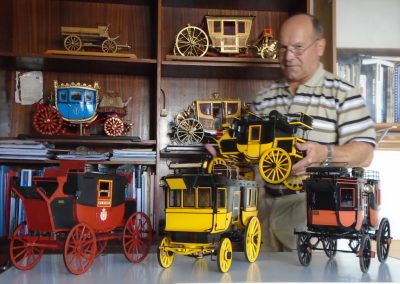 José with some of his models.