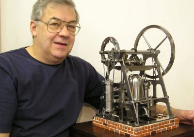 Richard Carlstedt and one of his projects.