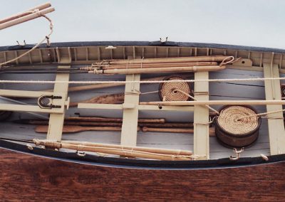 Interior detail of the Whaleboat.