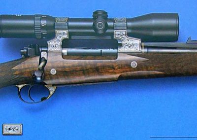 Damien's Winchester rifle.