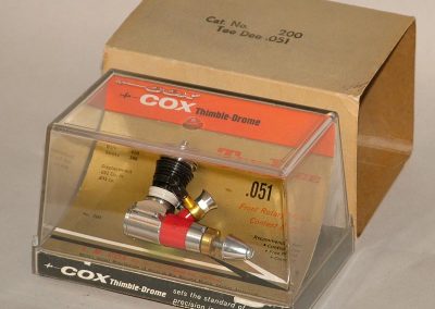 Cox Tee Dee engine in package.