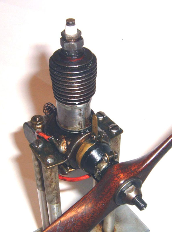 This was Bill Brown's very first model airplane gas engine. 