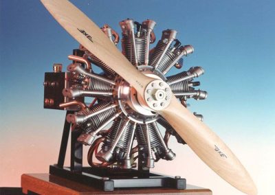 Ingvar's Wright aircraft engine.