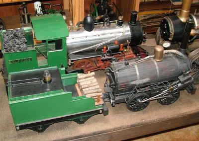 A couple of Clarry's steam locomotives.