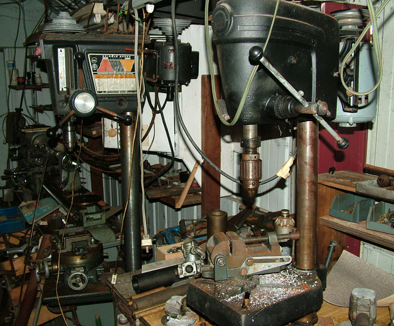 Another view inside of Clarry's shop. 