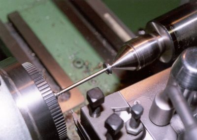 Close view of valve turning.