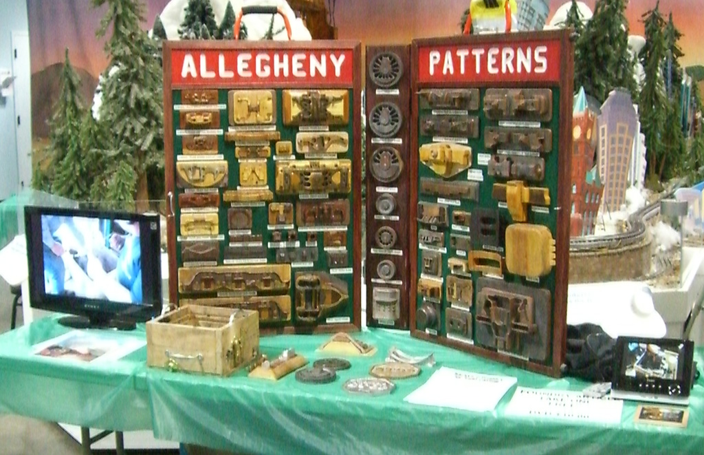 Chuck's Allegheny patterns on display.