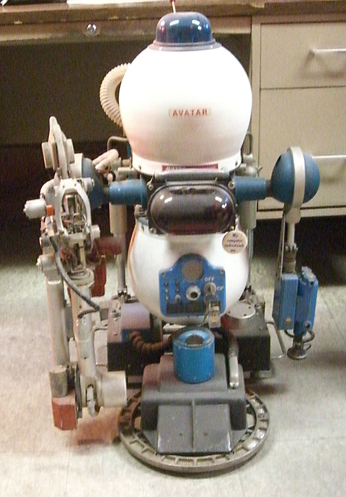 One of Chuck's custom built robots, Avatar. 