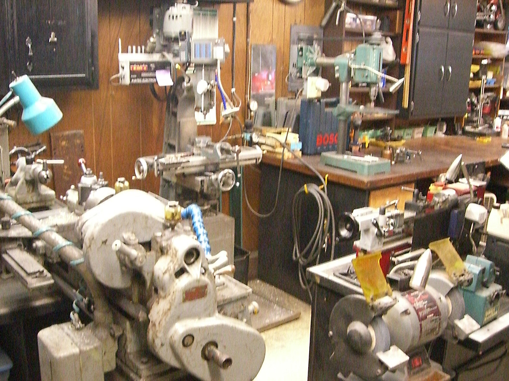 A peak at Chuck's wide array of tools.