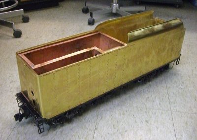 The tender with outer shell mounted.