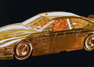 Kurt Busch's gold car award from 2004.