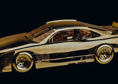 Jeff Gordon's gold car award from 2001.