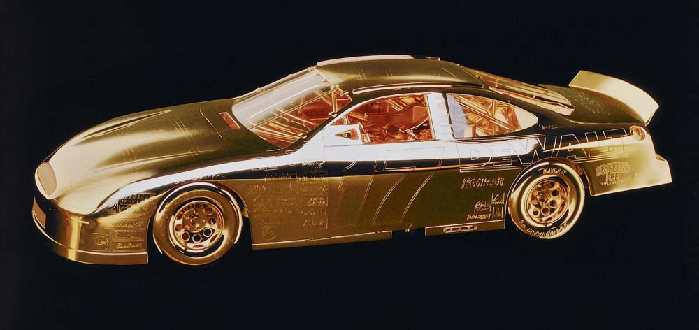 One of Mike's gold car models, for Matt Kenseth's Winston Cup Championship.