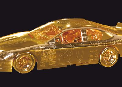 Tony Stewart's gold car award from 2005.