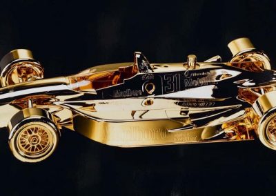 Al Unser's gold car award from 1994.