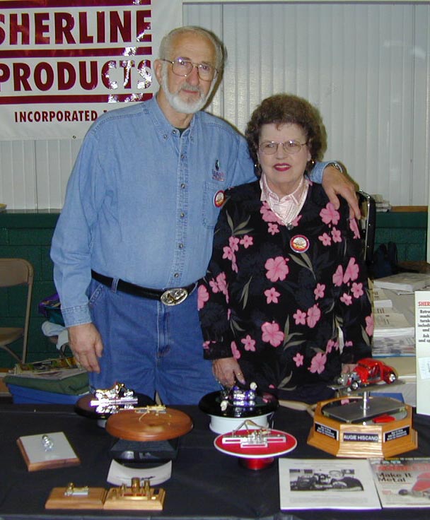 Augie and his wife, Carol, at the Cabin Fever Expo. 