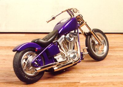 Another view of the finished chopper.