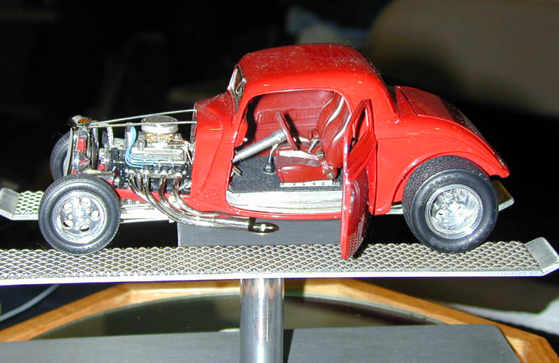 Augie's 1/25 scale Ford hot rod. 