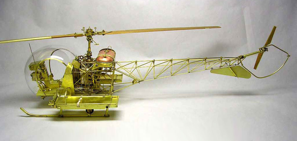 Ken's Bell H-13D Helicopter, built for Fine Art Models.