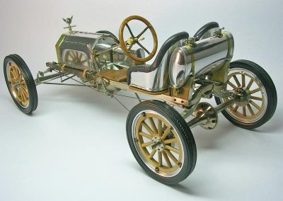 Rear view of the finished Model T.